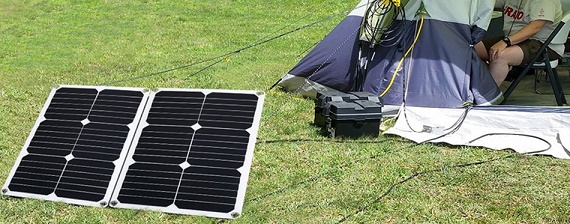شارژر خورشیدی باتری